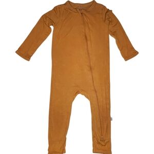 Kyte Baby One-piece Sleeper Footless Pajamas Mustard Baby 18-24 Months